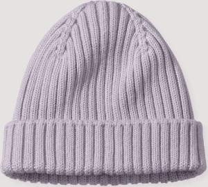 hessnatur Baby Strickmütze aus Bio-Baumwolle - lila - Größe 45/47