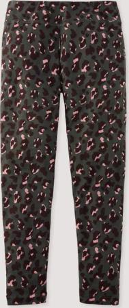 hessnatur Kinder  Leggings aus Bio-Baumwolle - grün - Größe 110/116