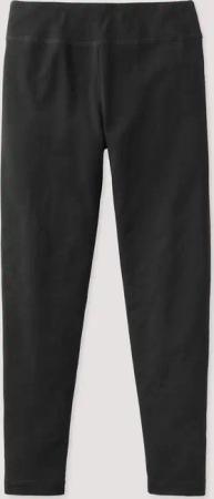 hessnatur Kinder Leggings aus Bio-Baumwolle - schwarz - Größe 98/104