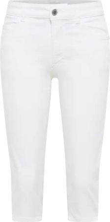 Mustang Damen Jeans-Capri Style Rebecca Capri weiß