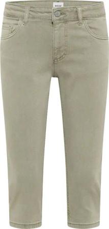 Mustang Damen Jeans-Capri Style Rebecca Capri olivgrün