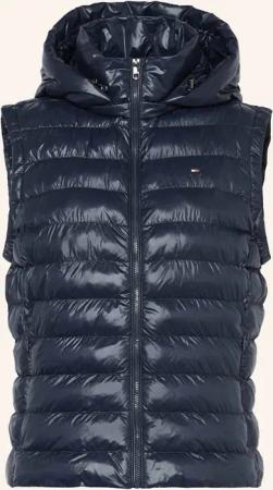 TOMMY HILFIGER Steppweste mit abnehmbarer Kapuze