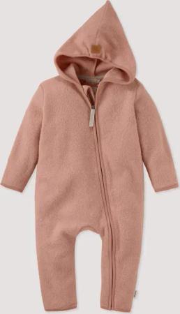 hessnatur Baby Fleece Overall Regular aus Bio-Baumwolle - orange - Größe 50/56
