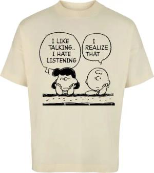 Peanuts T-Shirt - Charlie Brown und Lucy - Oversize - S bis 3XL - für Männer - Größe M - natur - EMP exklusives Merchandise!