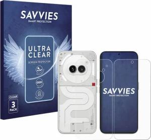 Savvies Displayschutzfolie Schutzfolie für Nothing Phone