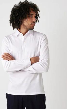 DESOTO Langarm-Poloshirt Essential Polo Kent 1/1