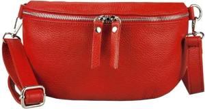 ITALYSHOP24 Bauchtasche Damen Leder Gürteltasche Hüfttasche
