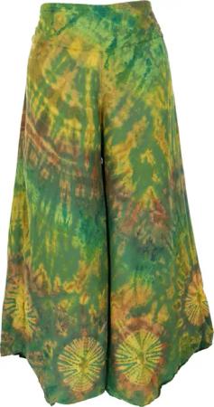 Guru-Shop Relaxhose Batik Palazzohose, Hosenrock, Batikhose,..