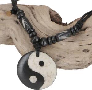 Guru-Shop Perlenkette Ethno Amulet, Tibet Halskette,