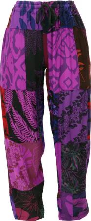 Guru-Shop Relaxhose Unikat upcyceling Patchwork Hose