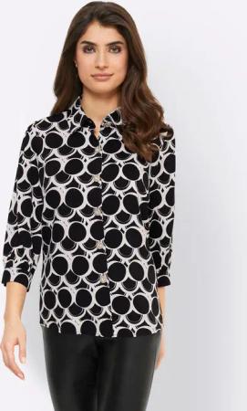 heine Klassische Bluse Druckbluse