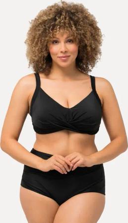 Ulla Popken Bustier-Bikini Bikini-Top Drapierung Softcups