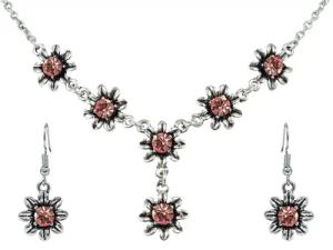 Trachtenland Kette mit Anhänger Blumen Collier