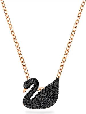 Swarovski Charm-Kette Swan Anhänger Schwan, Schwarz,