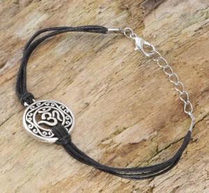 Guru-Shop Armreif Ethno Armband OM -