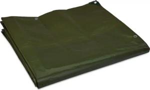 relaxdays Schutzplane Abdeckplane grün 200g/m², 4