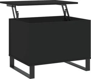 vidaXL Couchtisch Couchtisch Schwarz 60x44,5x45 cm