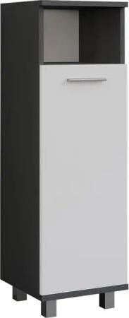 Vicco Midischrank Ilias, Anthrazit/Weiß, 30.2 x
