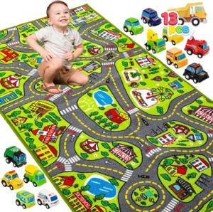 JOYIN Teppichboden Kinderzimmer 80x150cm mit 12
