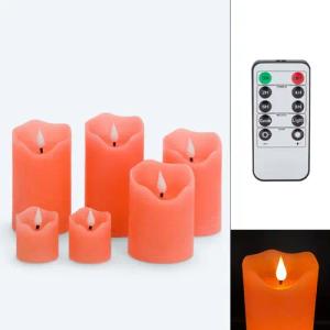 Online-Fuchs LED-Kerze 6er Set aus Echtwachs