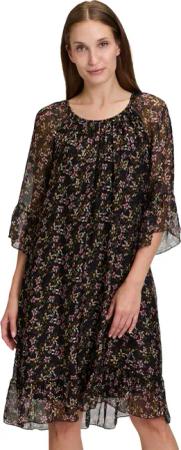 Cartoon Chiffonkleid "Cartoon Damen Sommerkleid Chiffonkleid mit 3/4 Arm", Material
