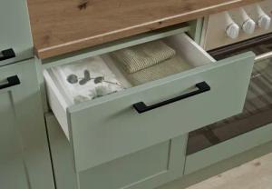 BASIC by Balculina Küchenzeile "Marsi", Breite 250 cm, wahlweise mit E-Geräten, Soft-Close-Funktion