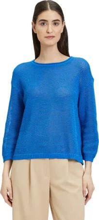 Betty Barclay Strickpullover "Betty Barclay Damen Grobstrick-Pullover mit 3/4 Arm", (1 tlg.), Strick
