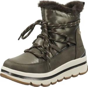 TOM TAILOR Schnürstiefelette "Tom Tailor Stiefelette Lederimitat/Textil"