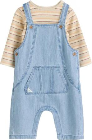 Next Body & Hose Baby Denim-Latzhose