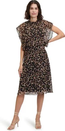 Betty&Co Chiffonkleid "Betty & Co Damen Sommerkleid Chiffonkleid mit Flügelärmeln", Form