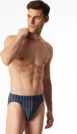 Supermini Slip dunkelblau gestreift - Long Life Soft 6