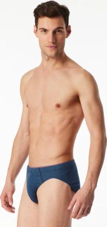 Supermini Slip Organic Cotton gemustert blau - 95/5 8