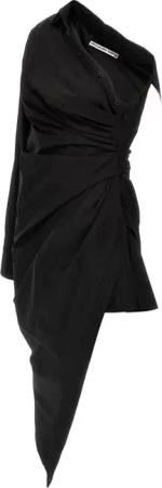 Alexander Wang - Asymmetrical Shirt Dress - Größe 2 - schwarz