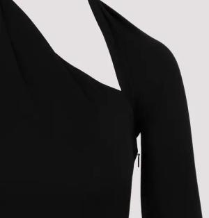 Versace - Black Cocktail Dress - Größe 40 - schwarz
