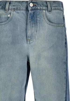 Stella McCartney - Two-Tone High-Waisted Denim Jeans - Größe 27 - blau