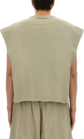 Rick Owens - Cropped Micro Tatlin T-Shirt - Größe M - beige