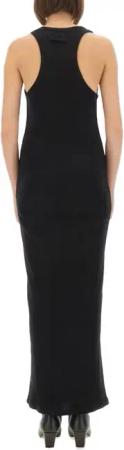 Jean Paul Gaultier - Ribbed Black Maxi Dress - Größe M - schwarz
