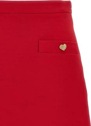 Valentino Garavani - Crepe Couture Skirt - Größe 44 - rot