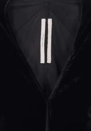 Rick Owens - Maxi Velvet Dress – Black - Größe 42 - schwarz