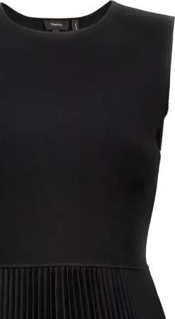 Theory - 'Crew Sl' Dress - Größe L - schwarz