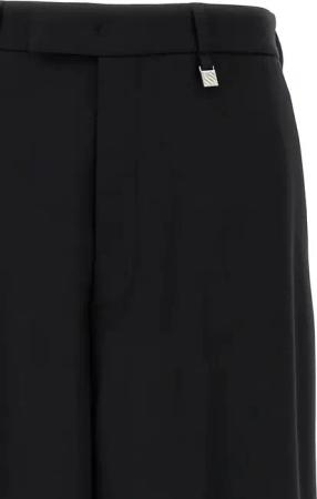Giuseppe Di Morabito - Straight Leg Stretch Wool Trousers - Größe 38 - schwarz