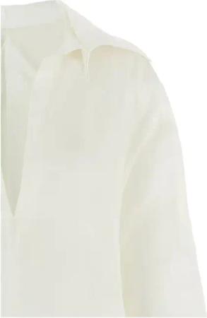 Issey Miyake - 'Hempen' Dress - Größe 2 - weiß