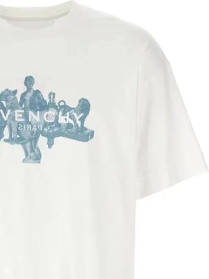 Givenchy - 'Oggetti Di Hubert' T-Shirt - Größe XL - weiß