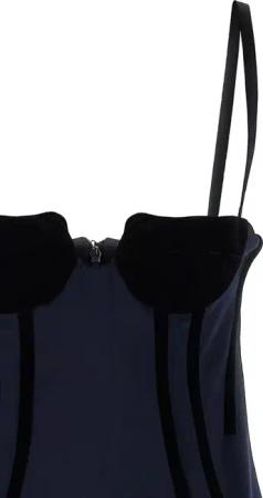 Sportmax - Anemone' Dress - Größe 42 - blau