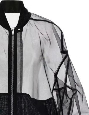 Rick Owens - 'Jumbo Flight' Bomber Jacket - Größe 38 - schwarz