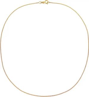 Elli Halskette - Halskette Panzerkette Basic Klassik 585er Gelbgold - Gr. unisize - in Gold - für Damen