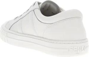 Fendi Low-Top Sneaker - 'Domino' Sneakers - Gr. 10 - in Weiß - für Damen