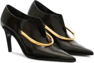 Jil Sander Stiefel - Lowheel Booties - Gr. 35 (EU) - in Schwarz - für Damen