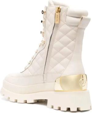 Michael Kors Stiefel - Rowan Lace Up Bootie - Gr. 10 - in Beige - für Damen