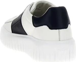 Hogan Low-Top Sneaker - 'H-Stripes' Sneakers - Gr. 10 - in Weiß - für Damen